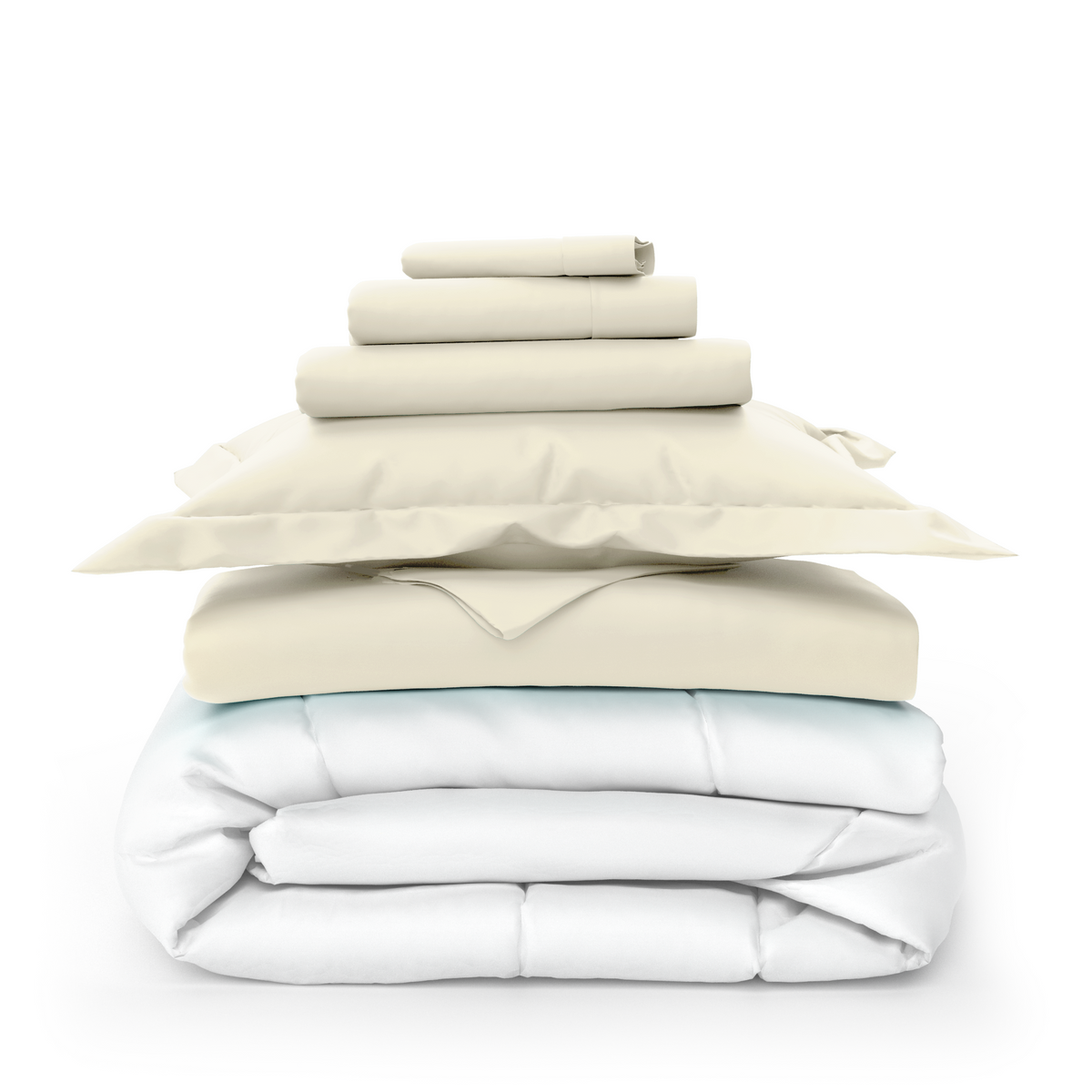 Luxury Sheets, Duvet Cover & Comforter Bed Set Bundle