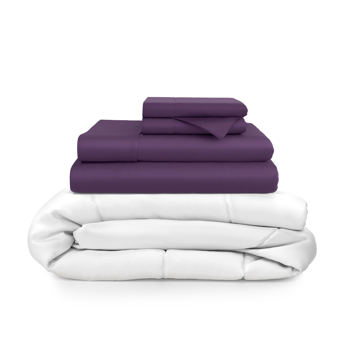 100% Bamboo Sheets + Luxury Comforter Bundle