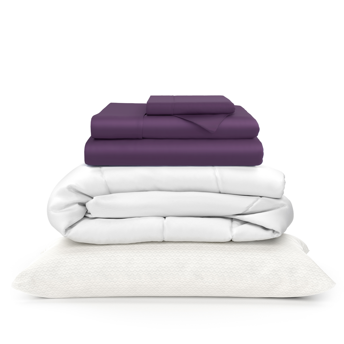 100% Bamboo Sheets + Luxury Comforter + Pillows Bundle