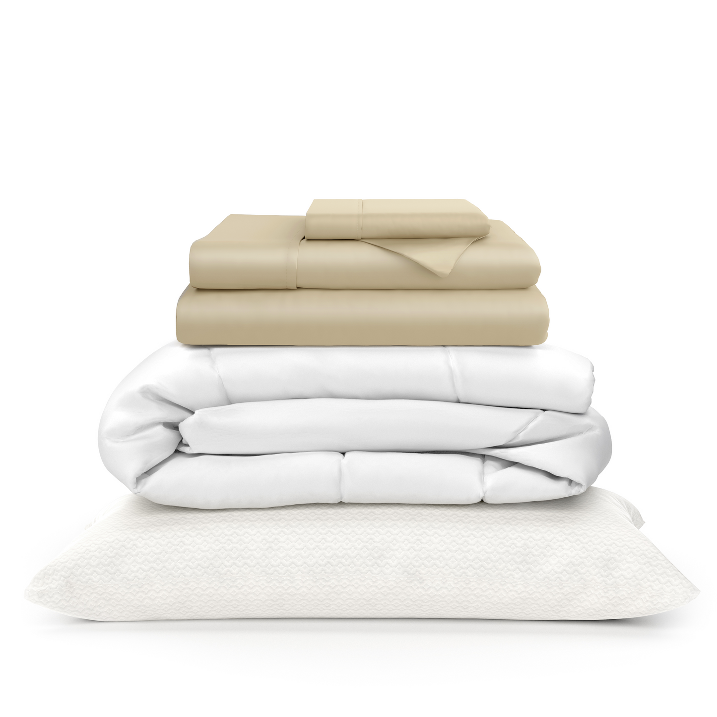 100% Bamboo Sheets + Luxury Comforter + Pillows Bundle