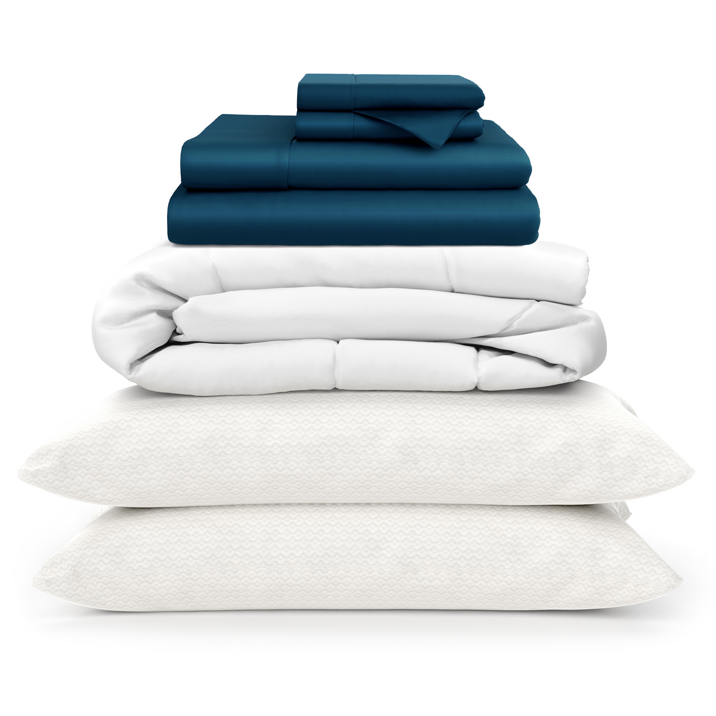 100% Bamboo Sheets + Luxury Comforter + Pillows Bundle
