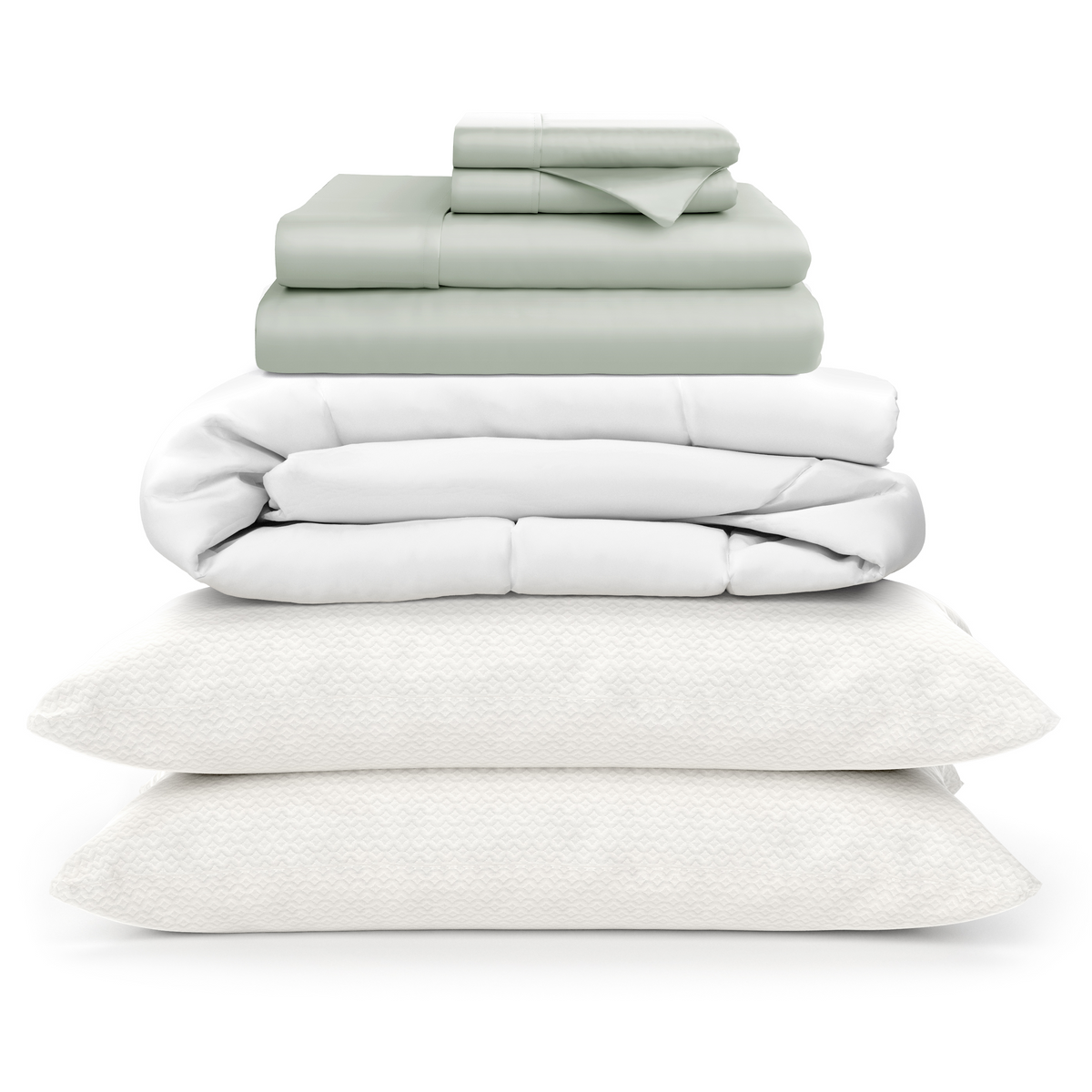 100% Bamboo Sheets + Luxury Comforter + Pillows Bundle
