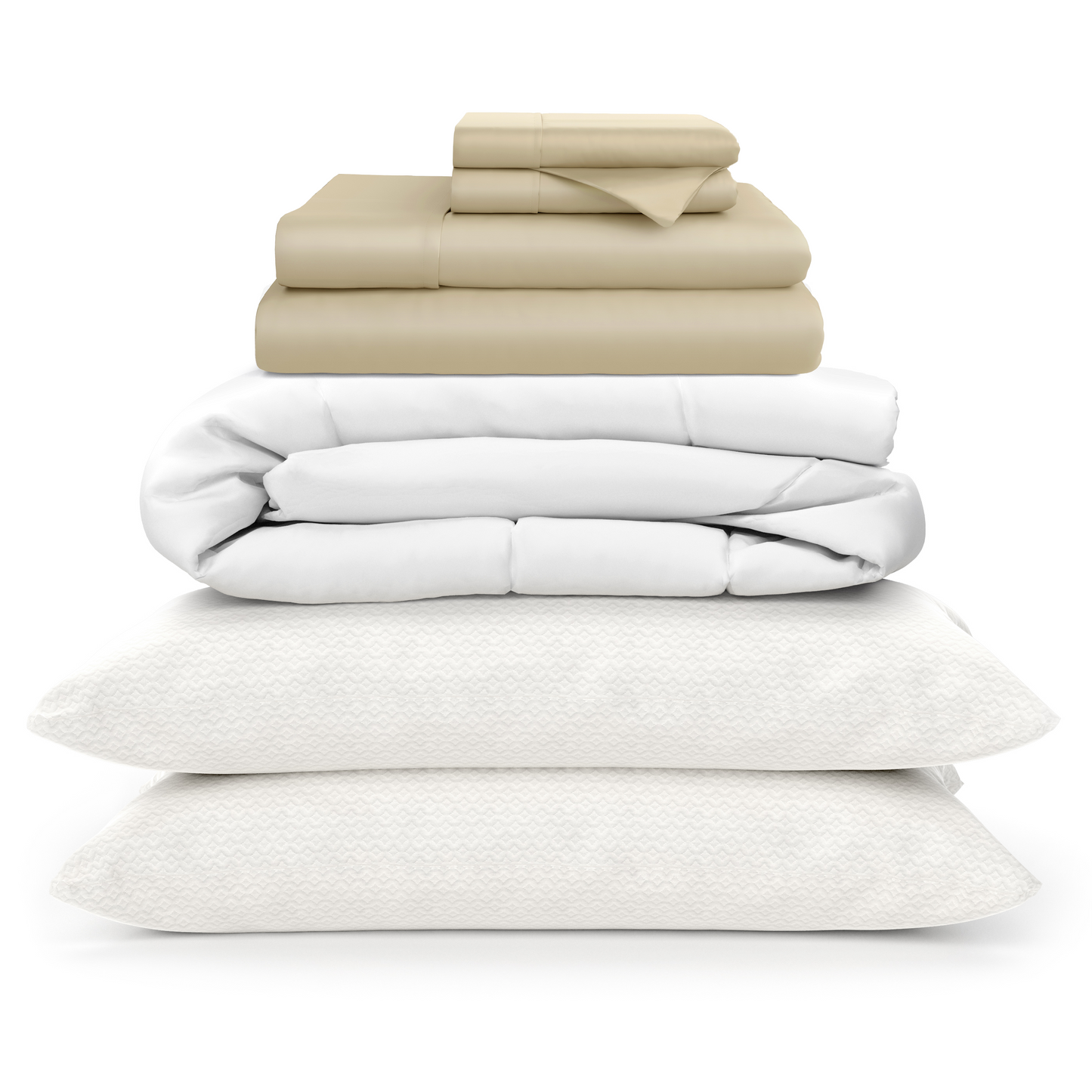 100% Bamboo Sheets + Luxury Comforter + Pillows Bundle