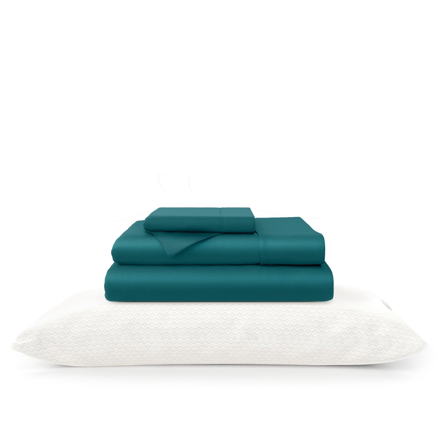 100% Bamboo Sheets & Luxury Pillows Bed Set Bundle