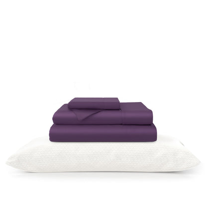 100% Bamboo Sheets & Luxury Pillows Bed Set Bundle