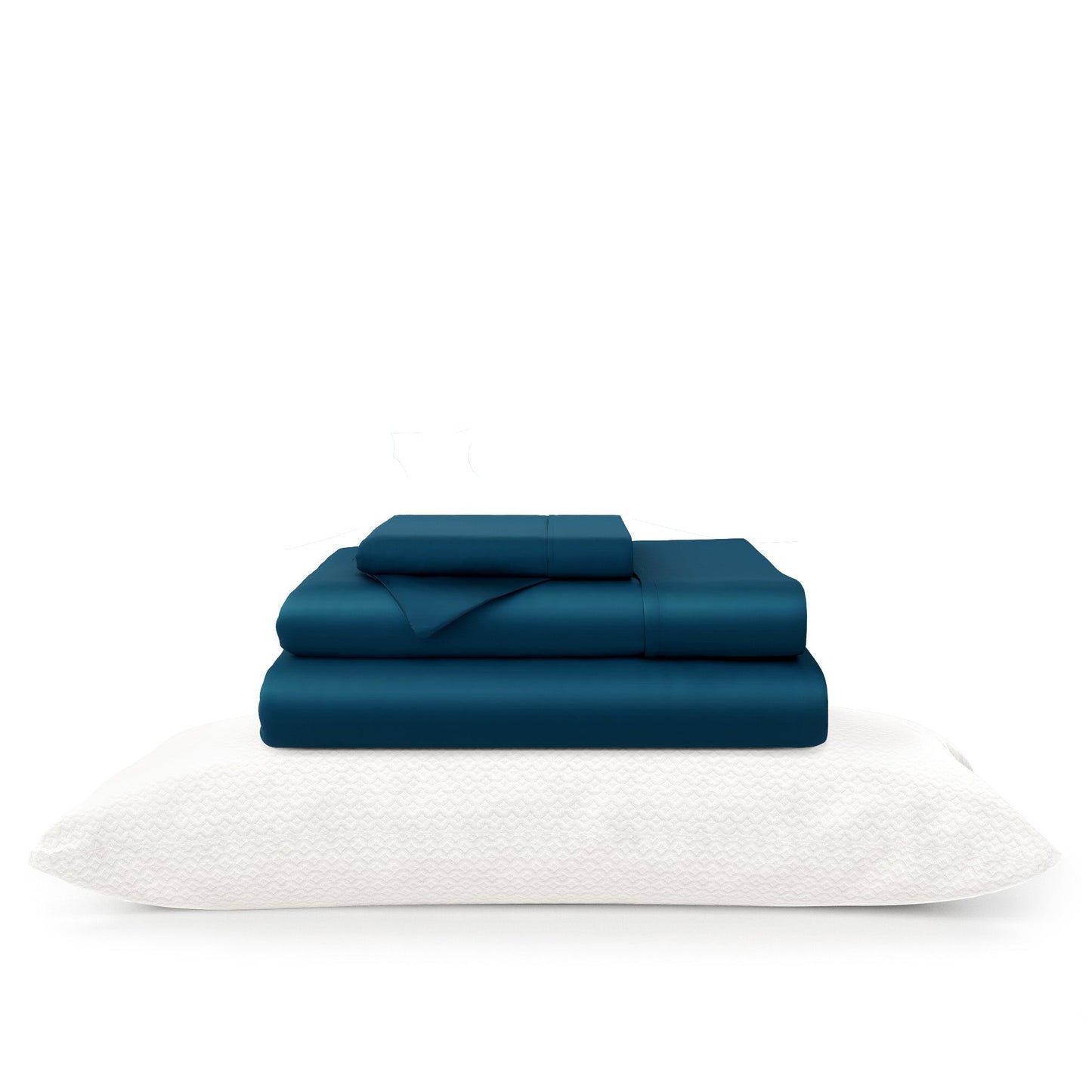 100% Bamboo Sheets & Luxury Pillows Bed Set Bundle