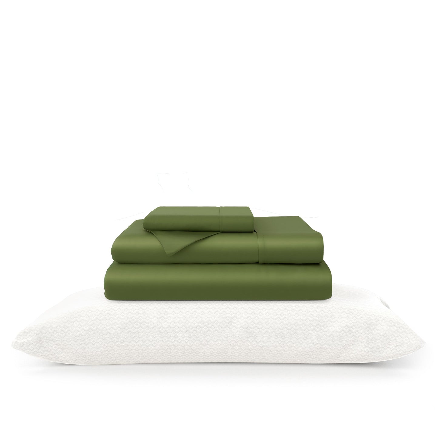 100% Bamboo Sheets & Luxury Pillows Bed Set Bundle