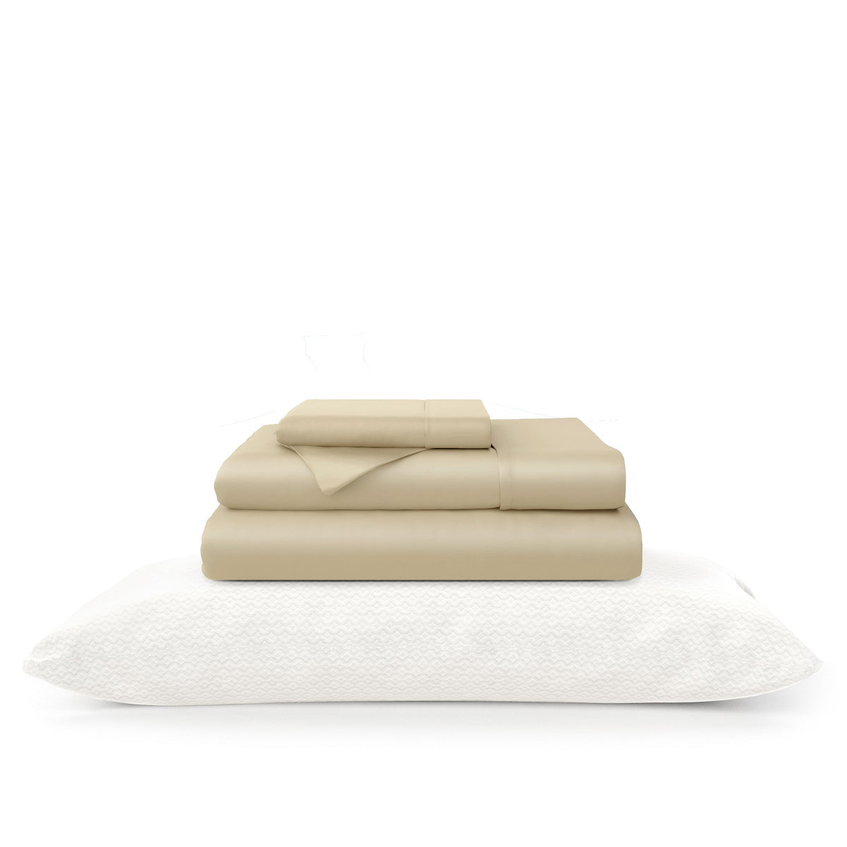 100% Bamboo Sheets & Luxury Pillows Bed Set Bundle