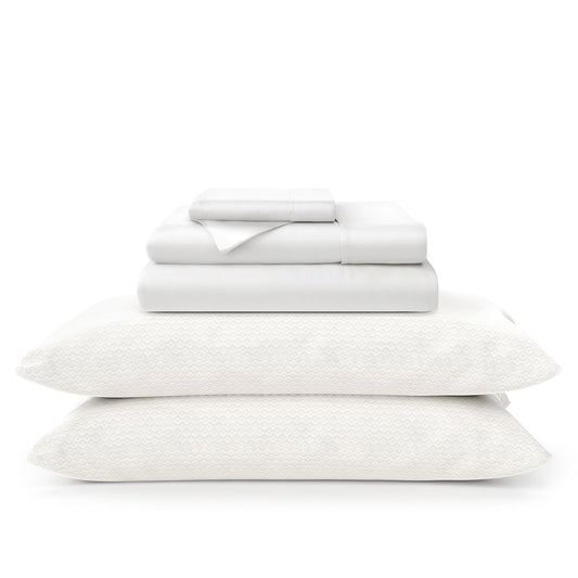 100% Bamboo Sheets & Luxury Pillows Bed Set Bundle