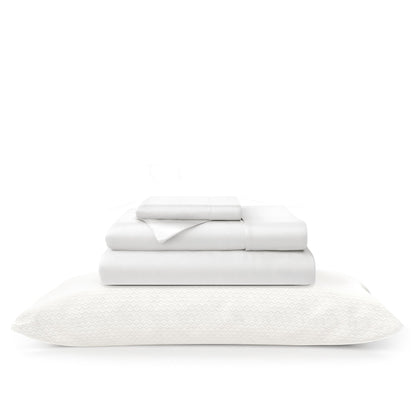 100% Bamboo Sheets & Luxury Pillows Bed Set Bundle