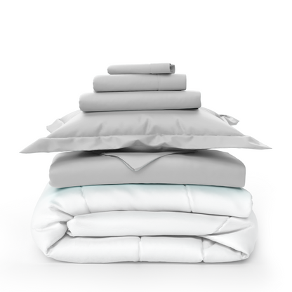 Luxury Sheets, Duvet Cover & Comforter Bed Set Bundle